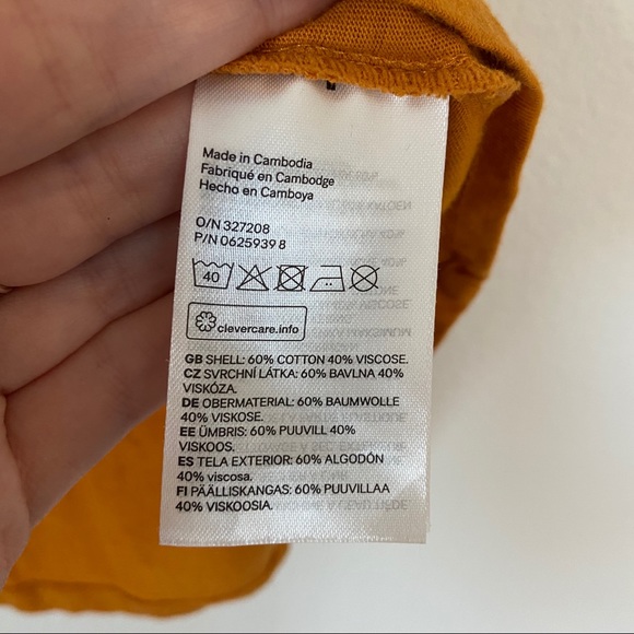 Gold Basic Tee | H&M - Picture 5 of 5